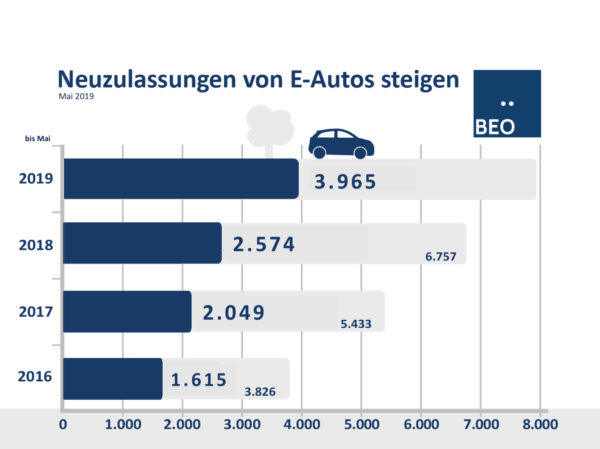 Neuzulassungen E_Autos Jan-Mai 2019